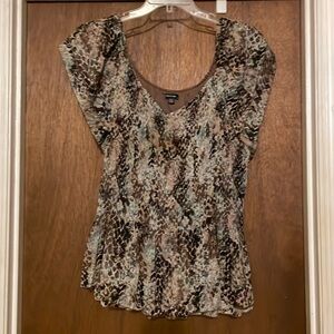 Piano animal print blouse​​​